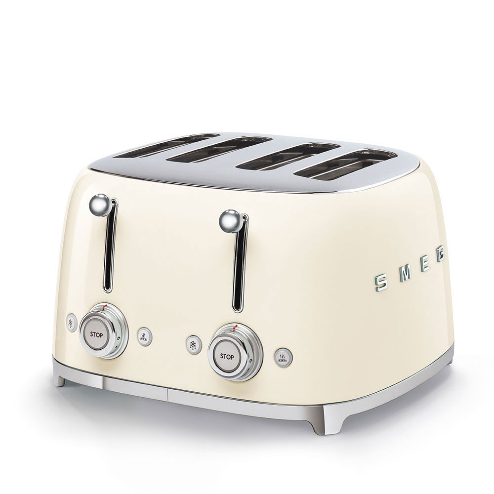 SMEG Toaster 4 Schlitze creme