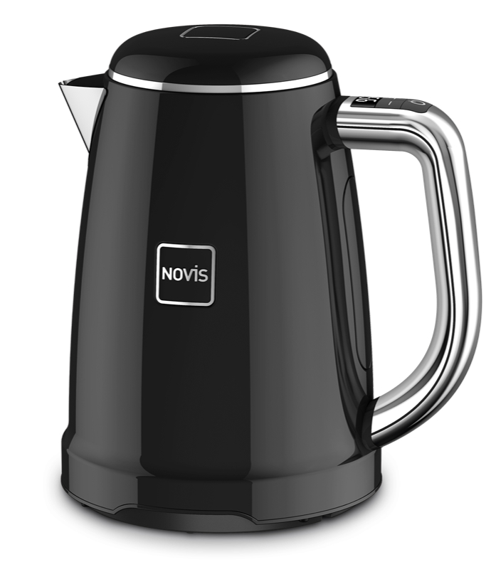 Novis Wasserkocher mit Temperaturregelung KTC1 Schwarz