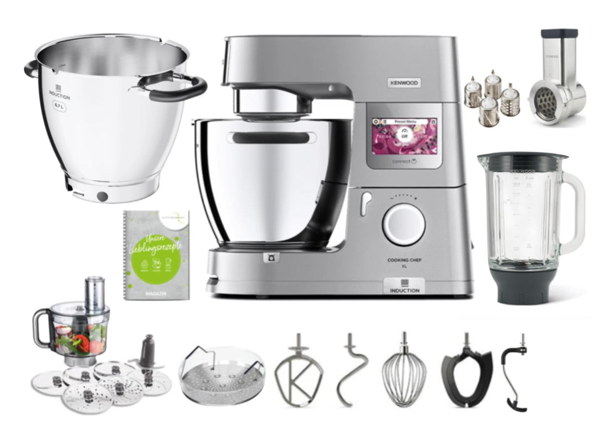 Kenwood Cooking CHEF XL Connect - Mega Gemüse Set