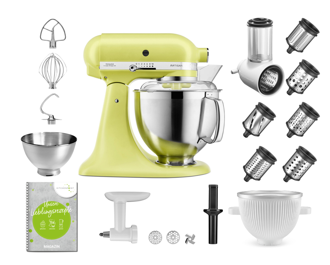 KitchenAid Küchenmaschine 185 Mega Set Kyoto Glow