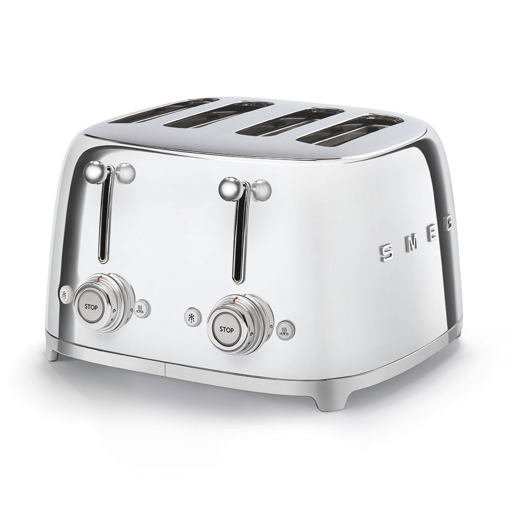 SMEG Toaster 4 Schlitze Chrom