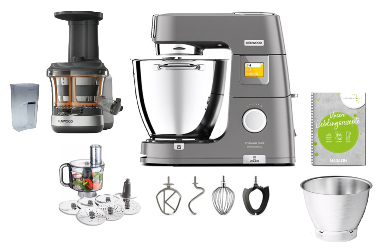 Kenwood Titanium CHEF Patissier XL - Fitness Set