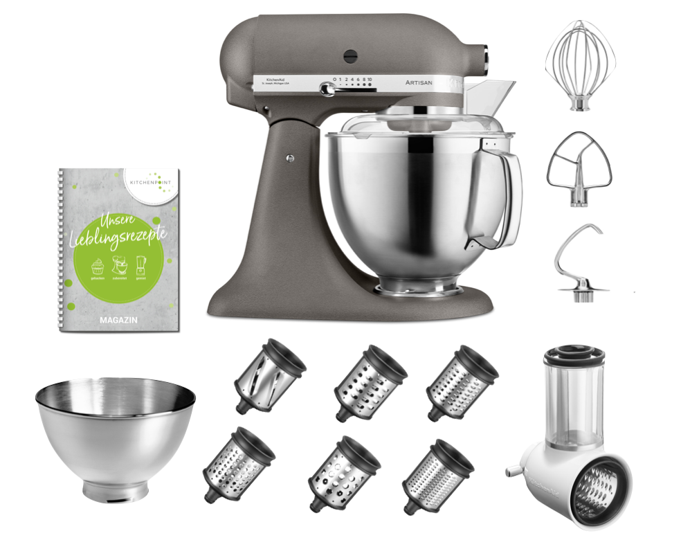 KitchenAid Küchenmaschine 185 Gemüse Multi Set Grau