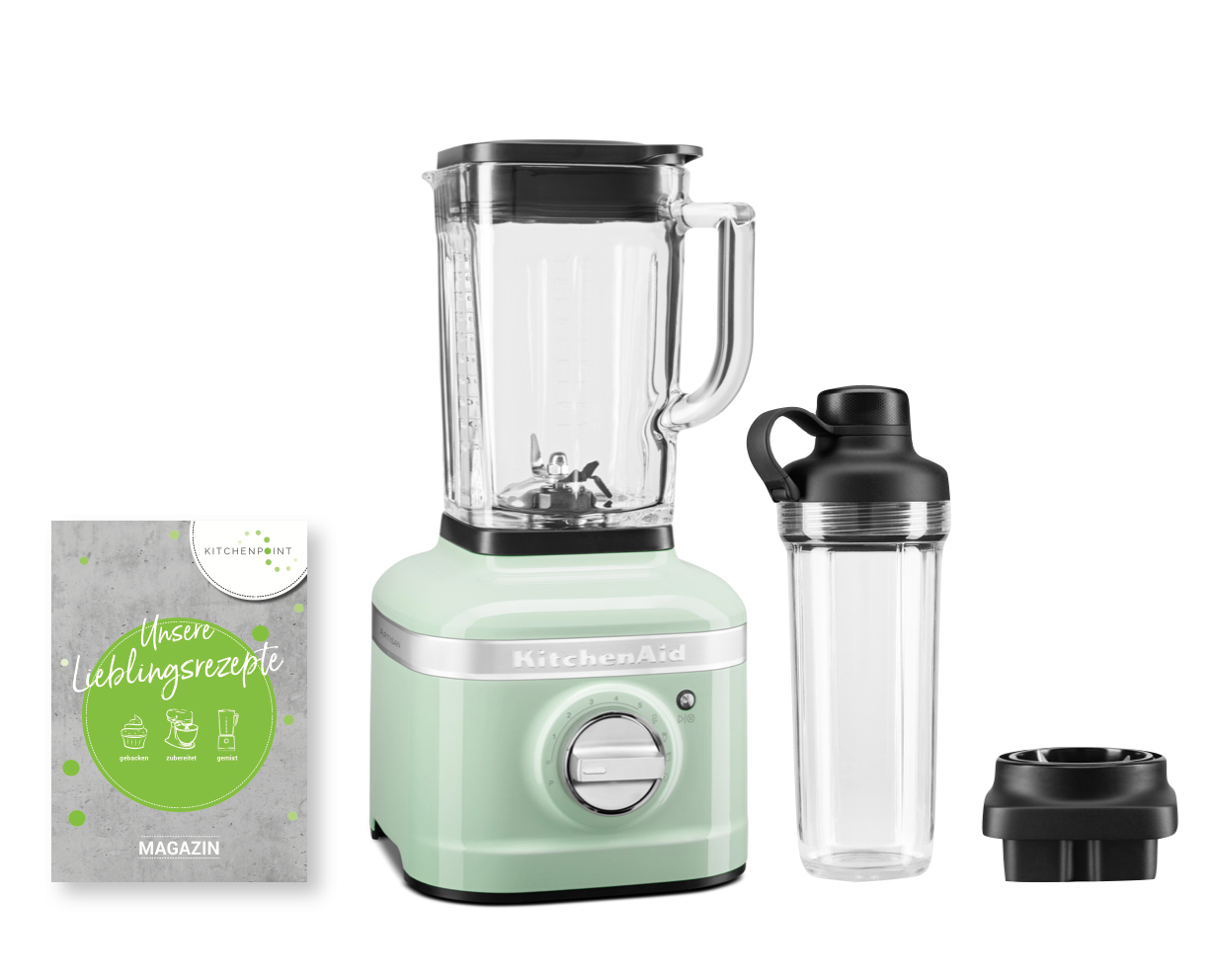 KitchenAid Blender K400 ToGo Mixbecher Set Pistazie