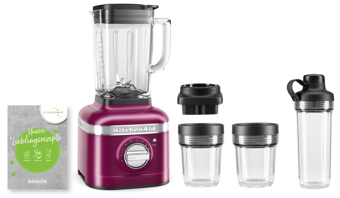 KitchenAid K400 Blender Beetroot - Rote Beete - Smoothie Set