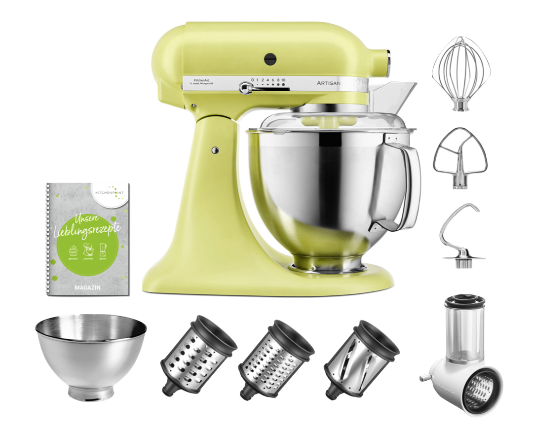 KitchenAid Küchenmaschine 185 Gemüse Set Kyoto Glow
