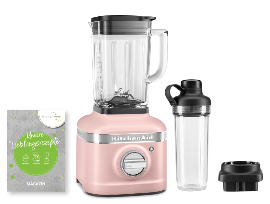 KitchenAid ToGo Mixbecher Set Dried Rose - K400 Blender