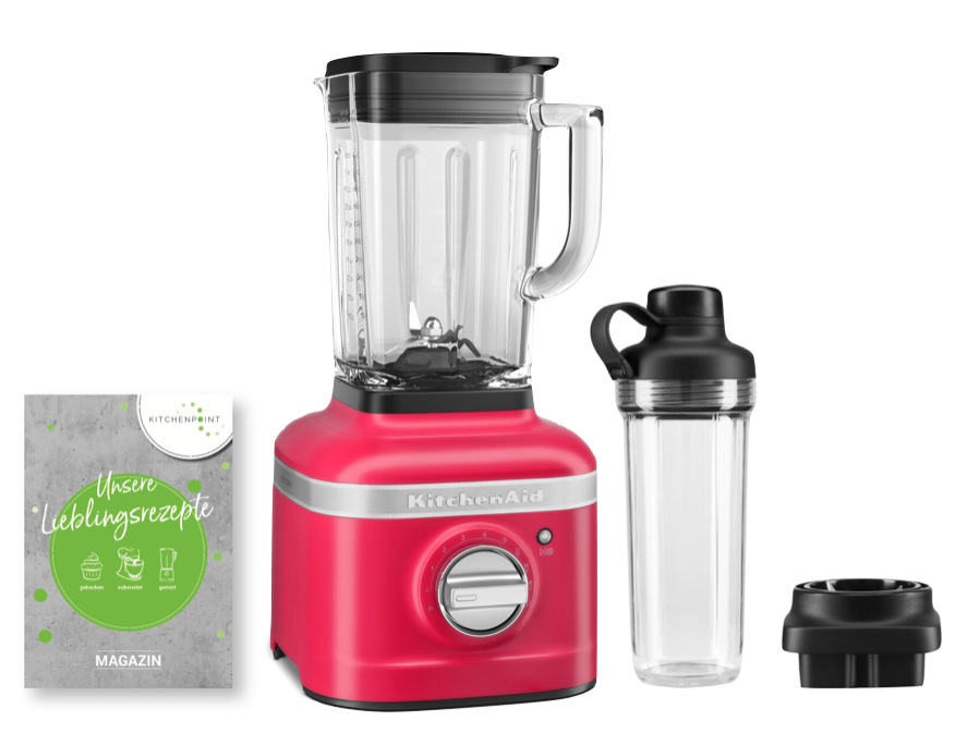 KitchenAid ToGo Mixbecher Set Hibiscus - K400 Blender 