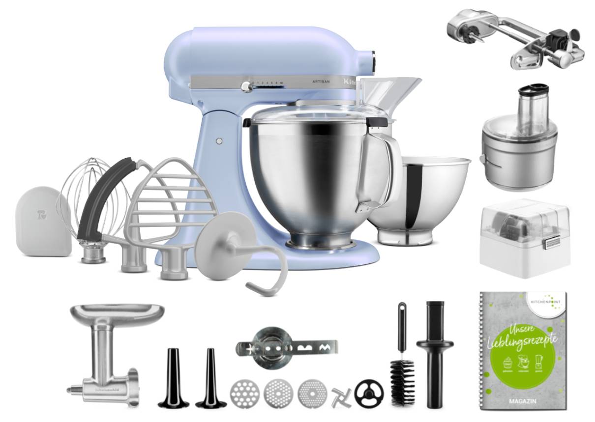 KitchenAid Küchenmaschine 195 Blue Salt - Gourmet Set