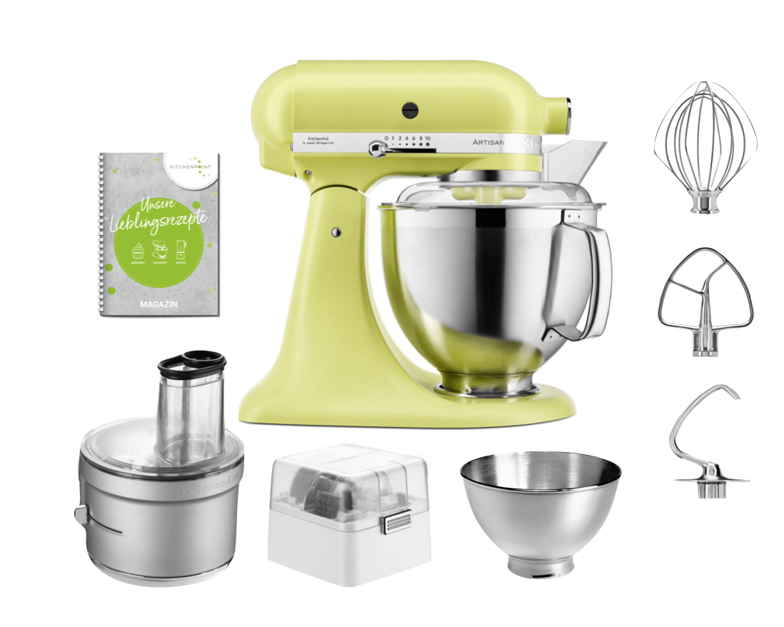KitchenAid Küchenmaschine 185 Foodprocessor Set Kyoto Glow