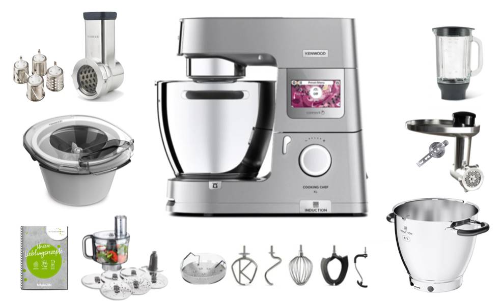 Kenwood Cooking CHEF XL Connect - Mega Spar Set  