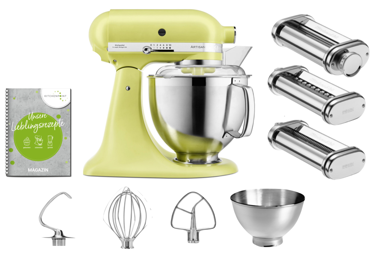 KitchenAid Küchenmaschine 185 Pasta Set Kyoto Glow