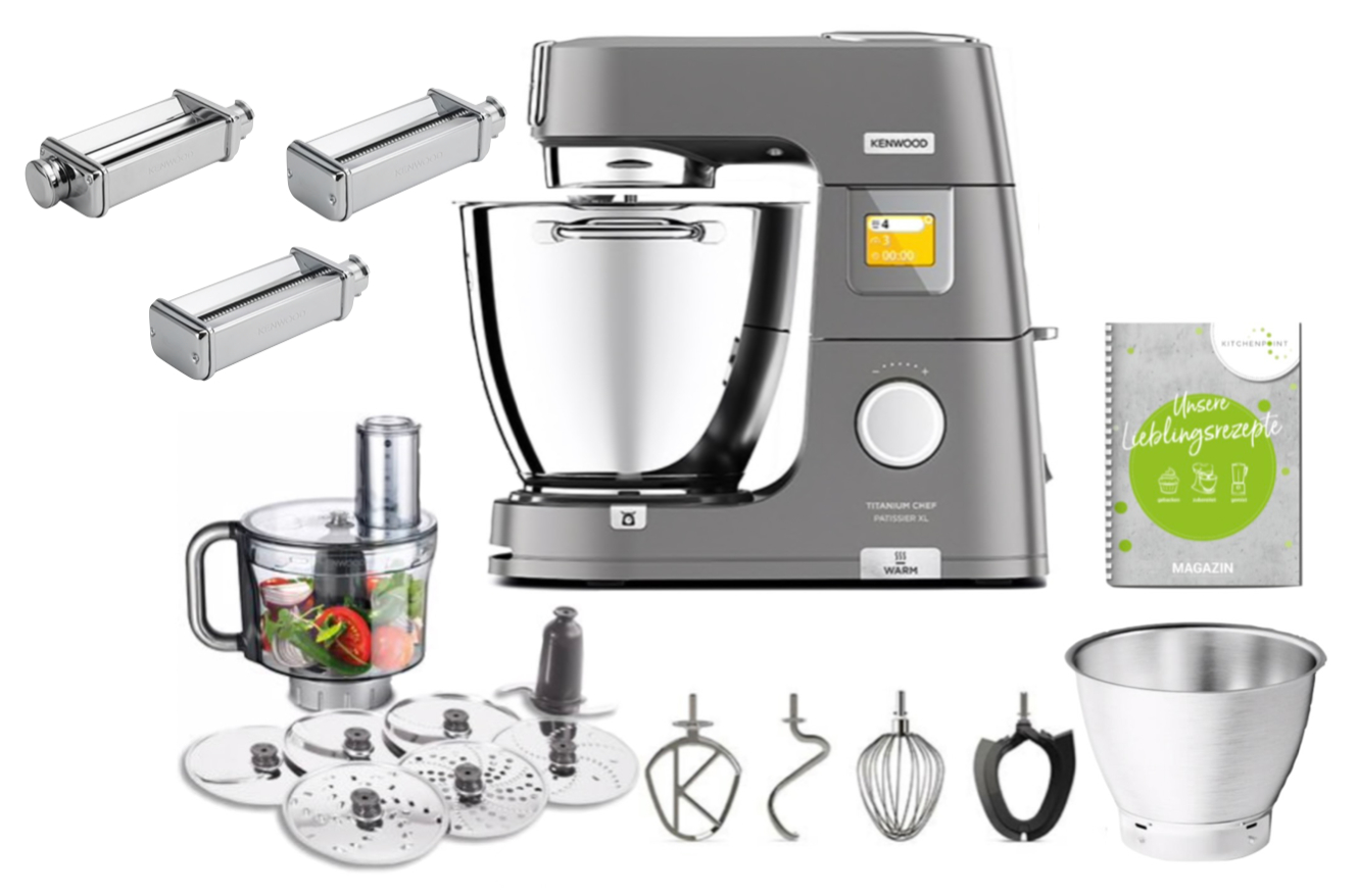 Kenwood Titanium CHEF Patissier XL - Pasta Set