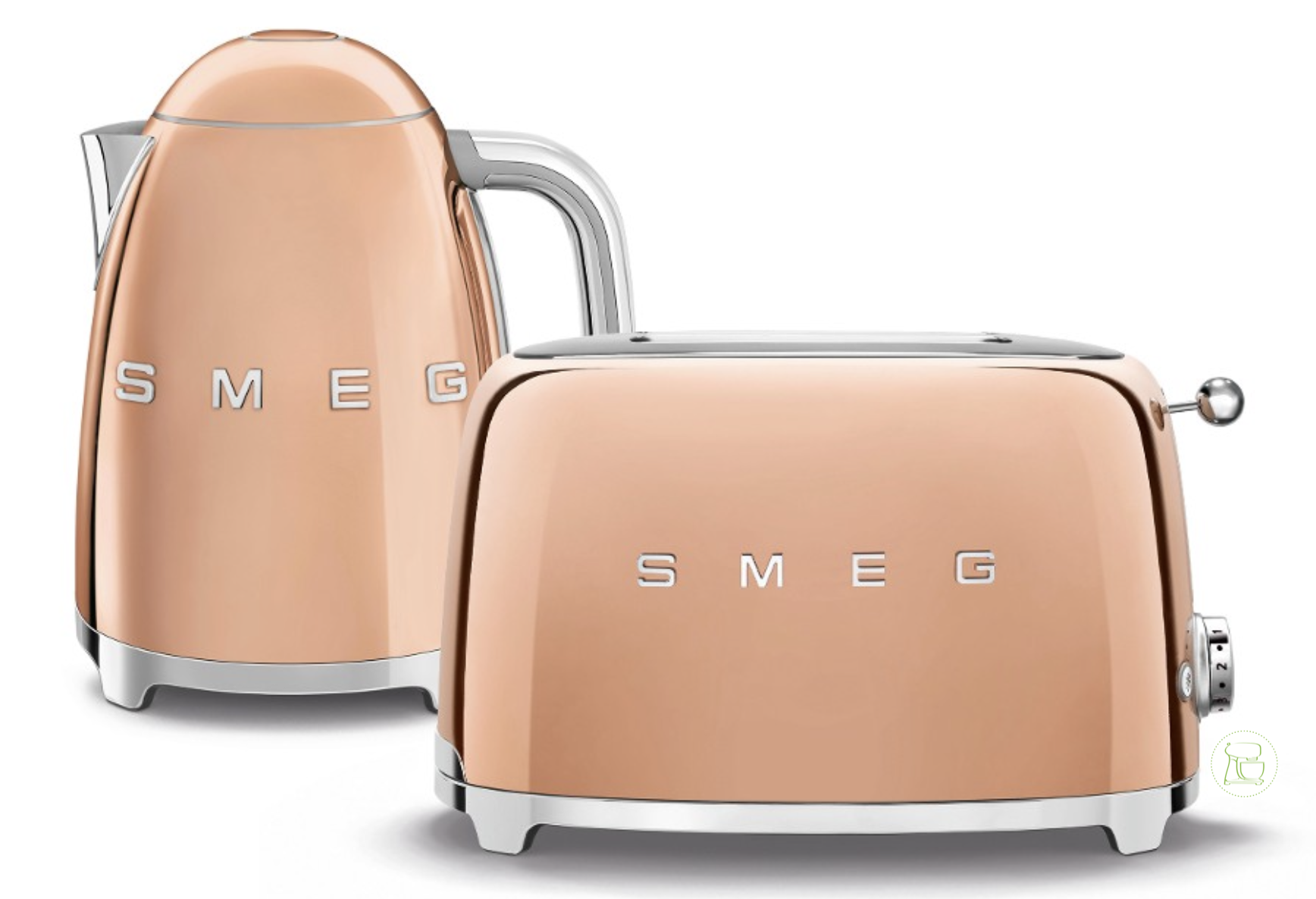 SMEG Wasserkocher - Toaster Set Rose gold 