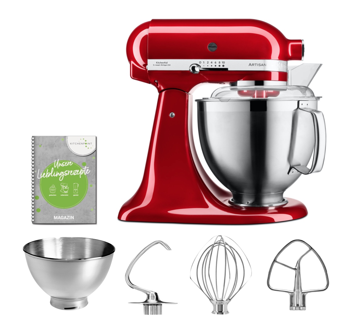 KitchenAid Küchenmaschine 185 Candy Apple