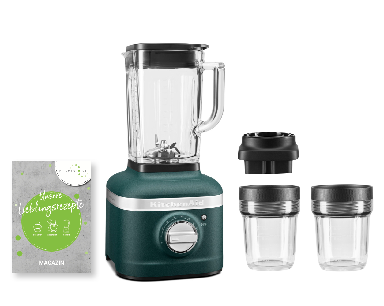 KitchenAid Blender K400 Mixbehälter Set Pebbled Palm