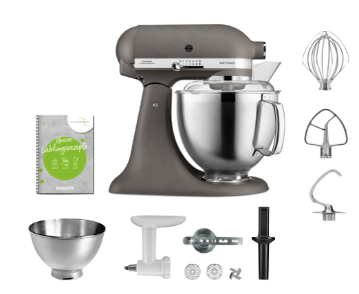 KitchenAid Küchenmaschine 185 Back Set Grau