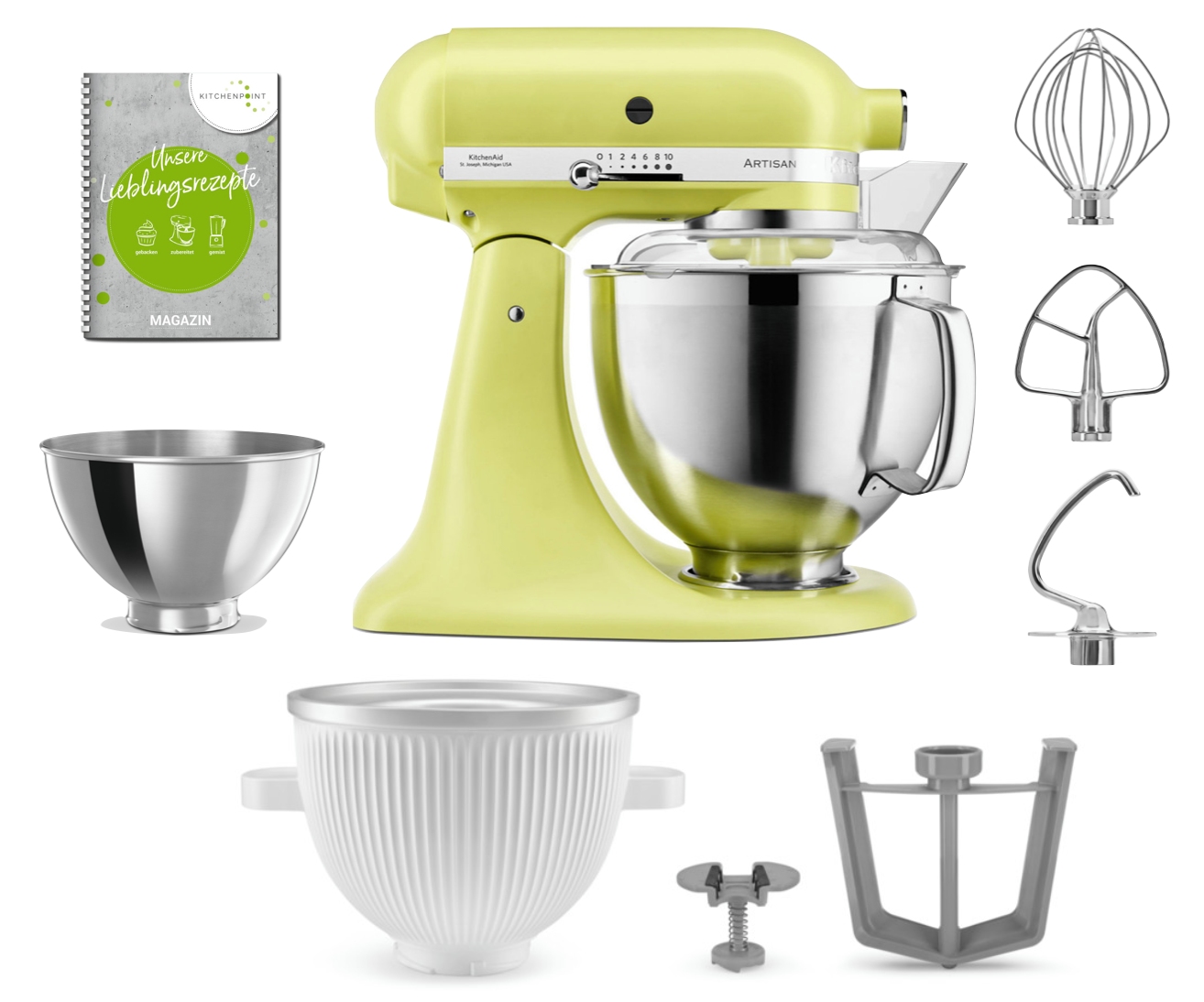 KitchenAid Küchenmaschine 185 Eis Set Kyoto Glow