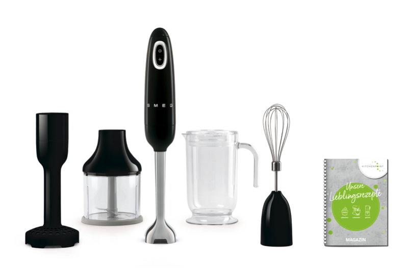 SMEG Stabmixer Set schwarz - Auslauf